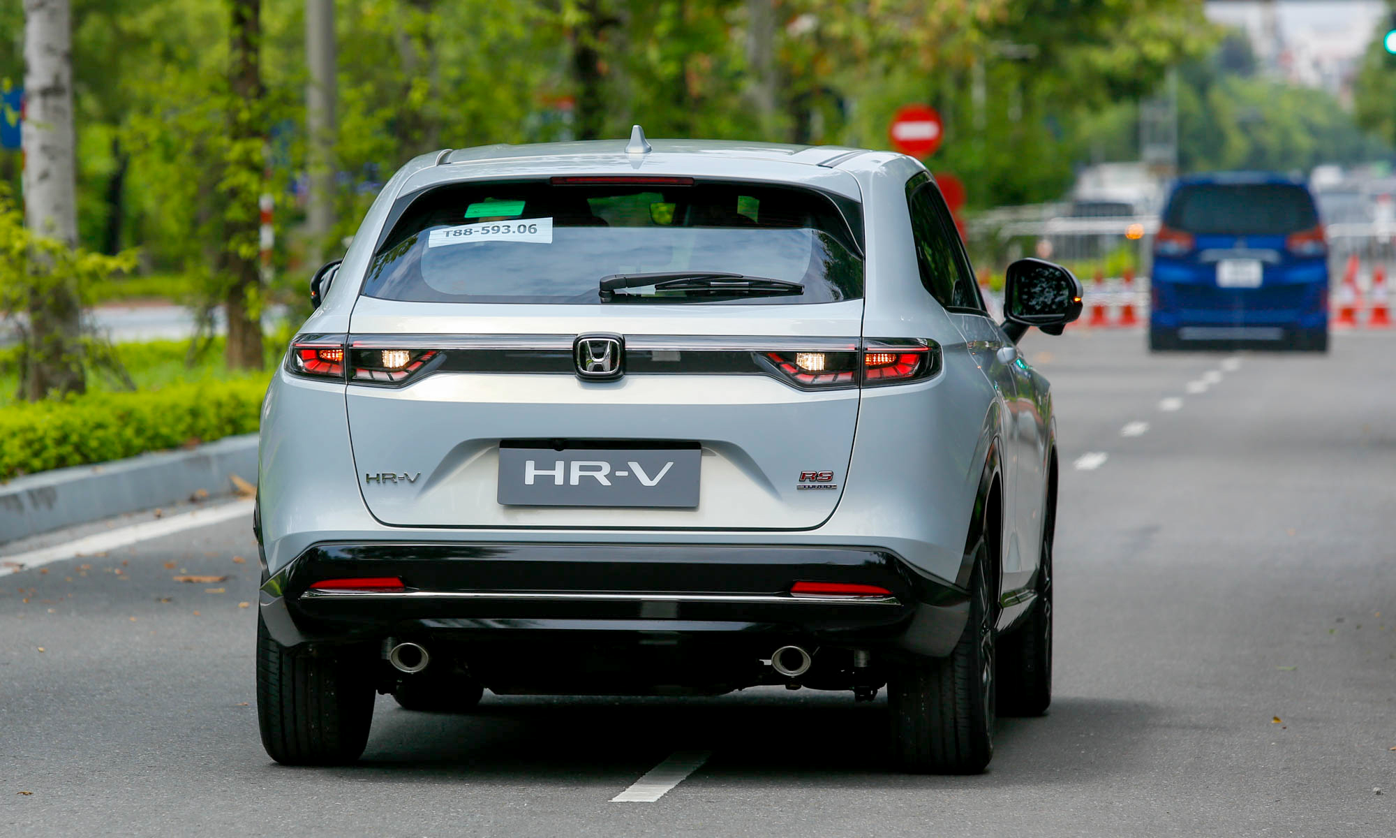 Honda HR-V sở hữu phần đuôi được thiết kế theo phong cách tương lai